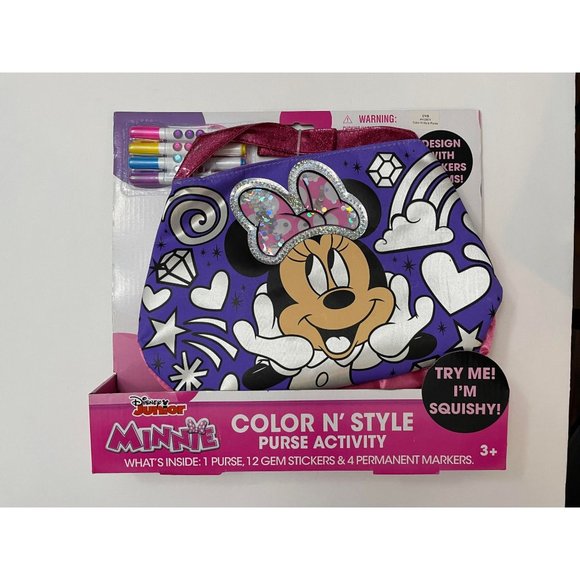 NIB- Minnie Mouse Color and Style Purse Activity - Picture 1 of 2